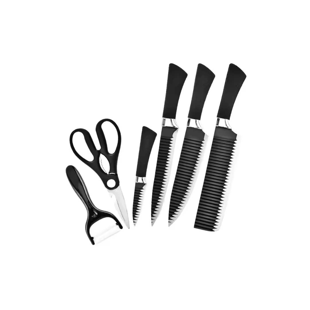 Knife set With peeler and scissors