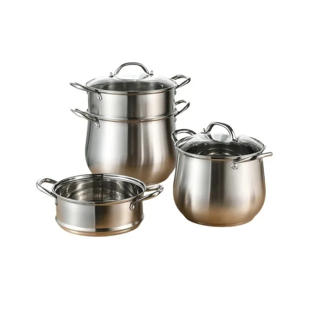 Stainless steel pot