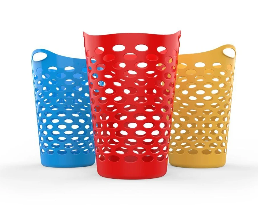 Silicone laundry basket